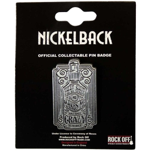 Nickelback - Bat Shit Pin Badge ryhmässä ME SUOSITTELEMME / Uutuus Merch / Juni @ Bengans Skivbutik AB (5537369)