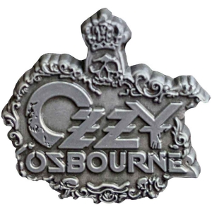 Ozzy Osbourne - Crest Logo Pin Badge ryhmässä MERCHANDISE @ Bengans Skivbutik AB (5537376)