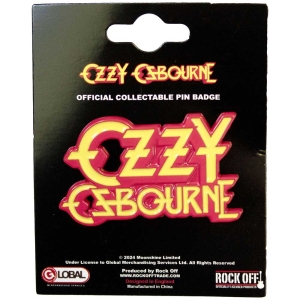 Ozzy Osbourne - Logo Pin Badge ryhmässä ME SUOSITTELEMME / Uutuus Merch / Juni @ Bengans Skivbutik AB (5537377)