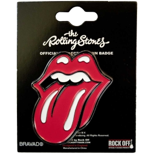 Rolling Stones  - Classic Tongue Large Pin Badge ryhmässä ME SUOSITTELEMME / Uutuus Merch / Juni @ Bengans Skivbutik AB (5537391)