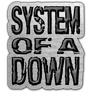 System Of A Down - Logo Pin Badge ryhmässä MERCHANDISE @ Bengans Skivbutik AB (5537406)