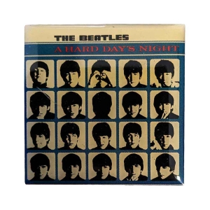 The Beatles - Hard Days Night Album Pin Badge ryhmässä MERCHANDISE @ Bengans Skivbutik AB (5537411)