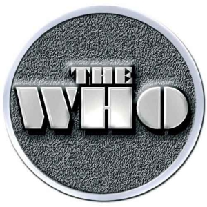 The Who - Stencil Logo Hichrome Pin Badge ryhmässä MERCHANDISE @ Bengans Skivbutik AB (5537440)