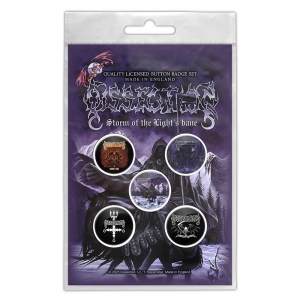 Dissection - Storm Of The Lights Bane Button Badge Pa ryhmässä MERCHANDISE @ Bengans Skivbutik AB (5537462)