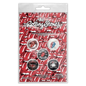 Rolling Stones - Tour Collection Button Badge Pack ryhmässä MERCHANDISE @ Bengans Skivbutik AB (5537477)