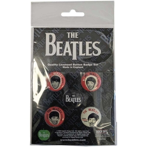 The Beatles - Vintage Portrait Button Badge Pack ryhmässä MERCHANDISE @ Bengans Skivbutik AB (5537483)