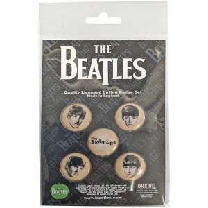 The Beatles - She Loves You Vintage Button Badge Pack ryhmässä MERCHANDISE @ Bengans Skivbutik AB (5537486)