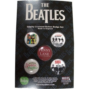 The Beatles - Beatles Liverpool Button Badge Pack ryhmässä MERCHANDISE @ Bengans Skivbutik AB (5537490)