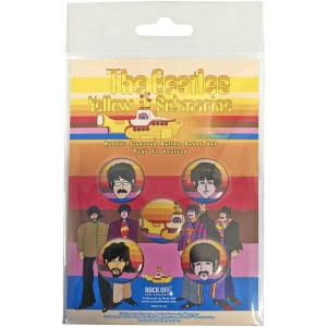 The Beatles - Sub Portrait Button Badge Pack ryhmässä MERCHANDISE @ Bengans Skivbutik AB (5537493)