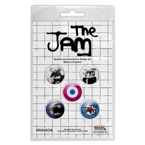 The Jam - All Mod Cons Button Badge Pack ryhmässä MERCHANDISE @ Bengans Skivbutik AB (5537494)