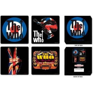 The Who - 4 Piece Set In Presentation Box Coaster ryhmässä MERCHANDISE / Merch / Pop-Rock @ Bengans Skivbutik AB (5537509)