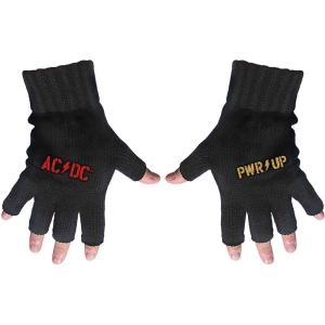 Ac/Dc - Pwr-Up / Logo Fingerless Gloves ryhmässä MERCHANDISE @ Bengans Skivbutik AB (5537577)