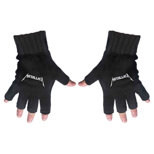 Metallica - Logo Fingerless Gloves ryhmässä MERCHANDISE @ Bengans Skivbutik AB (5537586)