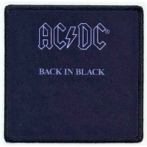 Ac/Dc - Back In Black Printed Patch ryhmässä MERCHANDISE @ Bengans Skivbutik AB (5537646)