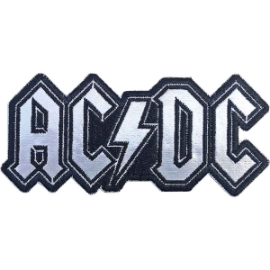 Ac/Dc - Cut-Out Foil Logo Woven Patch ryhmässä MERCHANDISE @ Bengans Skivbutik AB (5537654)