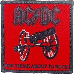 Ac/Dc - For Those About To Rock Woven Patch ryhmässä MERCHANDISE @ Bengans Skivbutik AB (5537655)