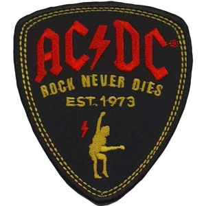 Ac/Dc - Plectrum Woven Patch ryhmässä MERCHANDISE @ Bengans Skivbutik AB (5537657)