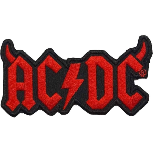 Ac/Dc - Horns Woven Patch ryhmässä MERCHANDISE @ Bengans Skivbutik AB (5537665)