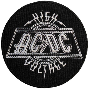 Ac/Dc - High Voltage Woven Patch ryhmässä MERCHANDISE @ Bengans Skivbutik AB (5537667)