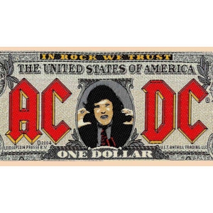 Ac/Dc - Bank Note Standard Patch ryhmässä MERCHANDISE @ Bengans Skivbutik AB (5537685)