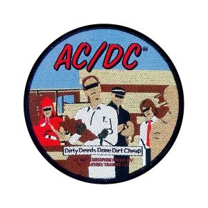 Ac/Dc - Dirty Deeds Standard Patch ryhmässä MERCHANDISE @ Bengans Skivbutik AB (5537686)