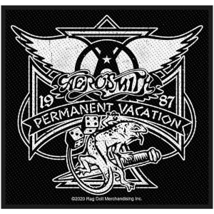 Aerosmith - Permanent Vacation Retail Packaged Patch ryhmässä MERCHANDISE @ Bengans Skivbutik AB (5537695)