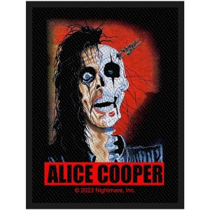 Alice Cooper - Trashed Standard Patch ryhmässä MERCHANDISE / Merch / Hårdrock @ Bengans Skivbutik AB (5537708)