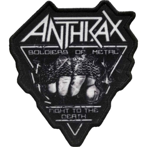 Anthrax - Soldier Of Metal Ftd Printed Patch ryhmässä MERCHANDISE @ Bengans Skivbutik AB (5537711)