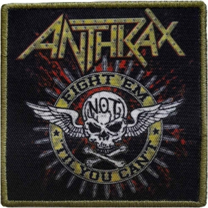 Anthrax - Fight 'Em Printed Patch ryhmässä MERCHANDISE @ Bengans Skivbutik AB (5537717)