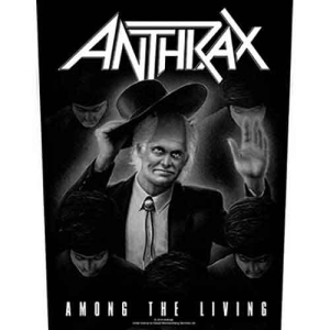 Anthrax - Among The Living Back Patch ryhmässä MERCHANDISE / Merch / Hårdrock @ Bengans Skivbutik AB (5537723)