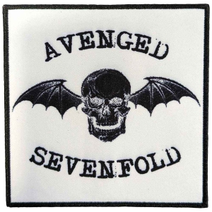 Avenged Sevenfold - Classic Deathbat Negative Printed Patch ryhmässä MERCHANDISE @ Bengans Skivbutik AB (5537726)