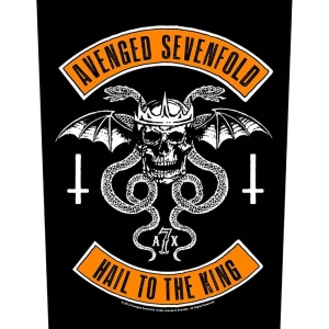 Avenged Sevenfold - Biker Back Patch ryhmässä MERCHANDISE @ Bengans Skivbutik AB (5537730)