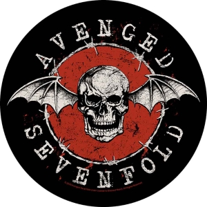 Avenged Sevenfold - Distressed Skull Back Patch ryhmässä MERCHANDISE @ Bengans Skivbutik AB (5537734)