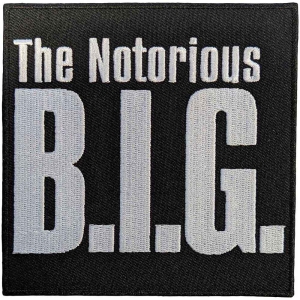 Biggie Smalls - The Notorious Woven Patch ryhmässä MERCHANDISE @ Bengans Skivbutik AB (5537741)