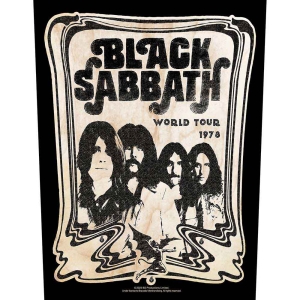 Black Sabbath - World Tour 1978 Back Patch ryhmässä MERCHANDISE @ Bengans Skivbutik AB (5537754)