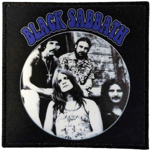 Black Sabbath - Band Photo Circle Printed Patch ryhmässä MERCHANDISE @ Bengans Skivbutik AB (5537756)