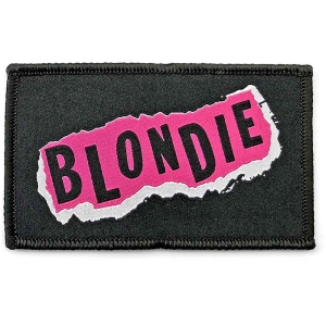 Blondie - Punk Logo Woven Patch ryhmässä MERCHANDISE @ Bengans Skivbutik AB (5537767)