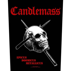 Candlemass - Epicus Doomicus Metallicus Back Patch ryhmässä MERCHANDISE @ Bengans Skivbutik AB (5537784)