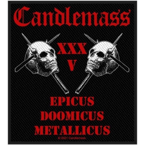 Candlemass - Epicus 35Th Anniversary Standard Patch ryhmässä MERCHANDISE @ Bengans Skivbutik AB (5537786)