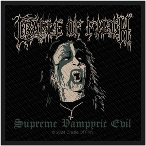 Cradle Of Filth - Supreme Vampyric Evil Standard Patch ryhmässä MERCHANDISE @ Bengans Skivbutik AB (5537802)