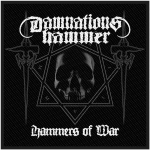 Damnation's Hammer - Hammer Of War Standard Patch ryhmässä MERCHANDISE @ Bengans Skivbutik AB (5537803)