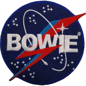 David Bowie - Nasa Woven Patch ryhmässä MERCHANDISE @ Bengans Skivbutik AB (5537815)