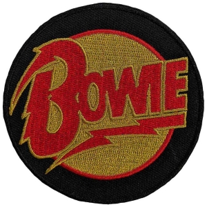 David Bowie - Diamond Dogs Logo Circle Woven Patch ryhmässä MERCHANDISE @ Bengans Skivbutik AB (5537817)