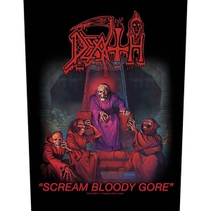 Death - Scream Bloody Gore Back Patch ryhmässä MERCHANDISE / Merch / Hårdrock @ Bengans Skivbutik AB (5537823)