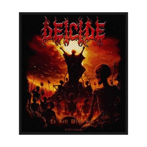 Deicide - To Hell With God Standard Patch ryhmässä MERCHANDISE @ Bengans Skivbutik AB (5537834)