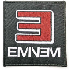 Eminem - Reversed E Logo Woven Patch ryhmässä MERCHANDISE / Merch / Hip Hop-Rap @ Bengans Skivbutik AB (5537854)