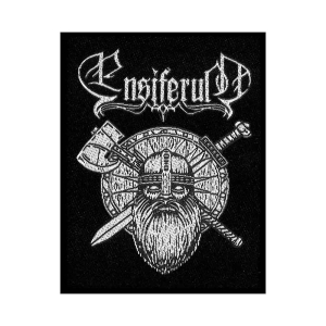 Ensiferum - Sword & Axe Standard Patch ryhmässä MERCHANDISE / Merch / Hårdrock @ Bengans Skivbutik AB (5537857)