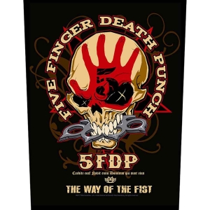 Five Finger Death Punch - Way Of The Fist Back Patch ryhmässä MERCHANDISE @ Bengans Skivbutik AB (5537866)