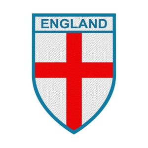 Generic - England Standard Patch ryhmässä MERCHANDISE @ Bengans Skivbutik AB (5537890)