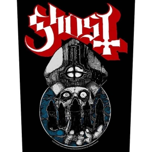 Ghost - Papa Warriors Back Patch ryhmässä MERCHANDISE @ Bengans Skivbutik AB (5537899)